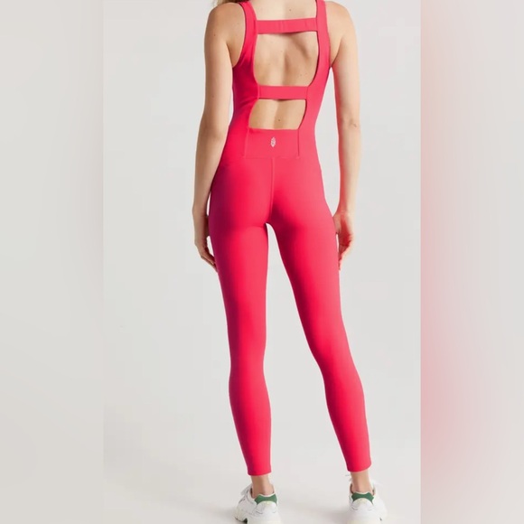 FP Movement by Free People Pants - Free People Movement jumpsuit, electric sunset/coral color, size XS
